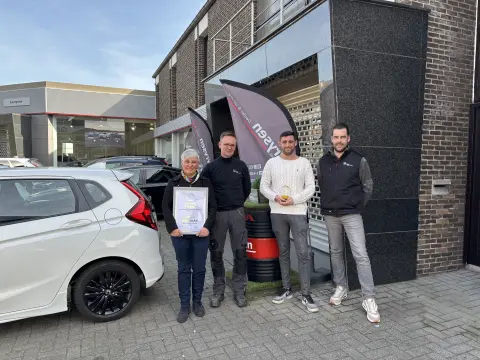 La Concessionaria Honda riceve il premio Yushu.